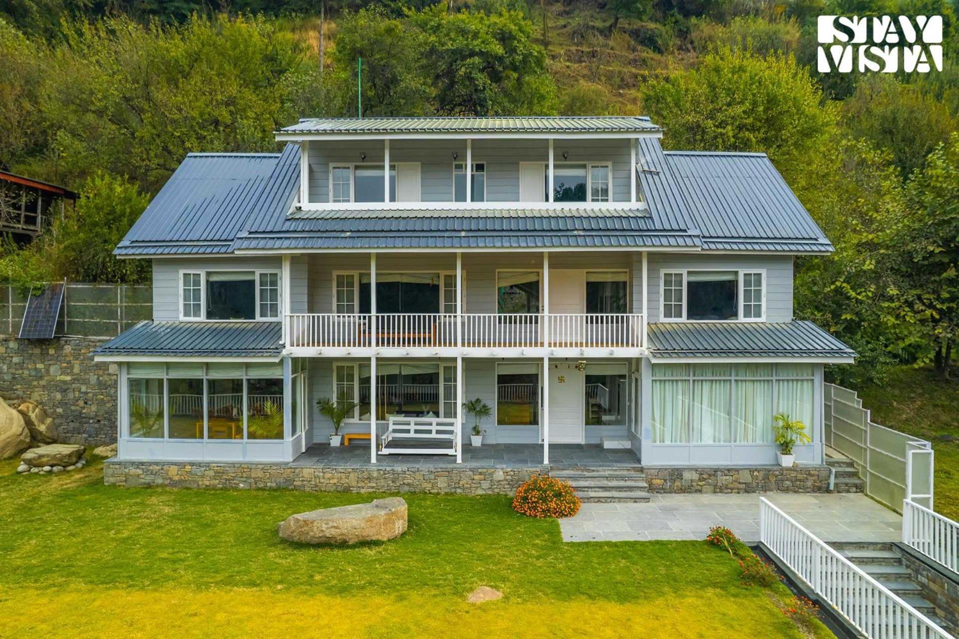 Stayvista At Riverside Symphony Manāli Exteriér fotografie