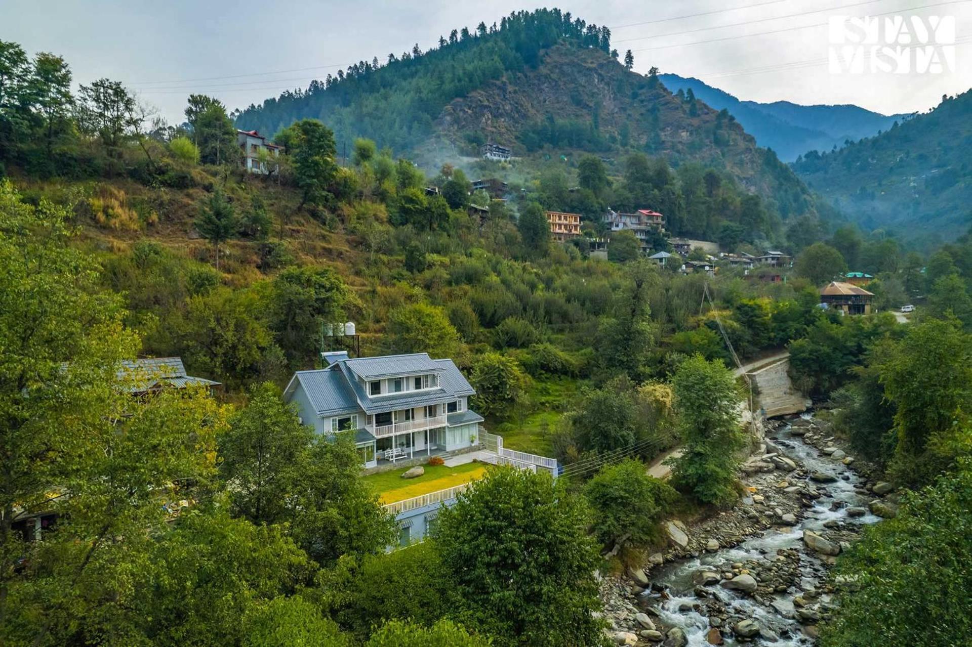Stayvista At Riverside Symphony Manāli Exteriér fotografie